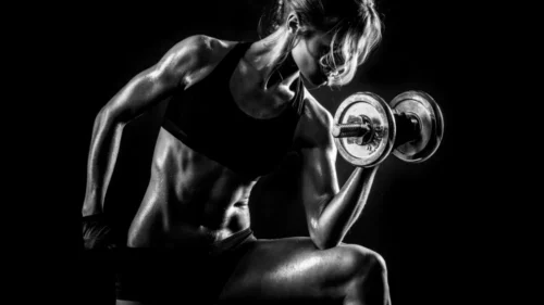 low key sports portrait