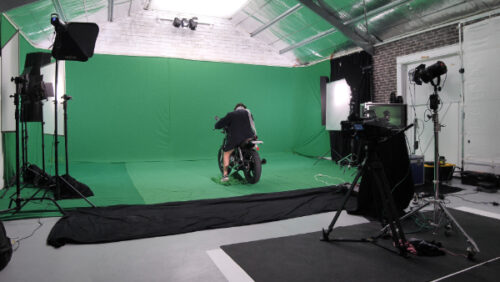 green screen backdrop in noosa studio